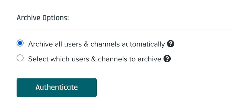slack-archive-options